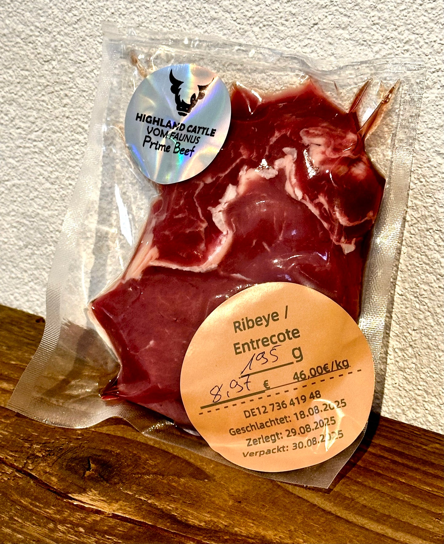 Ribeye/Entrecote vom schottischen Hochlandrind