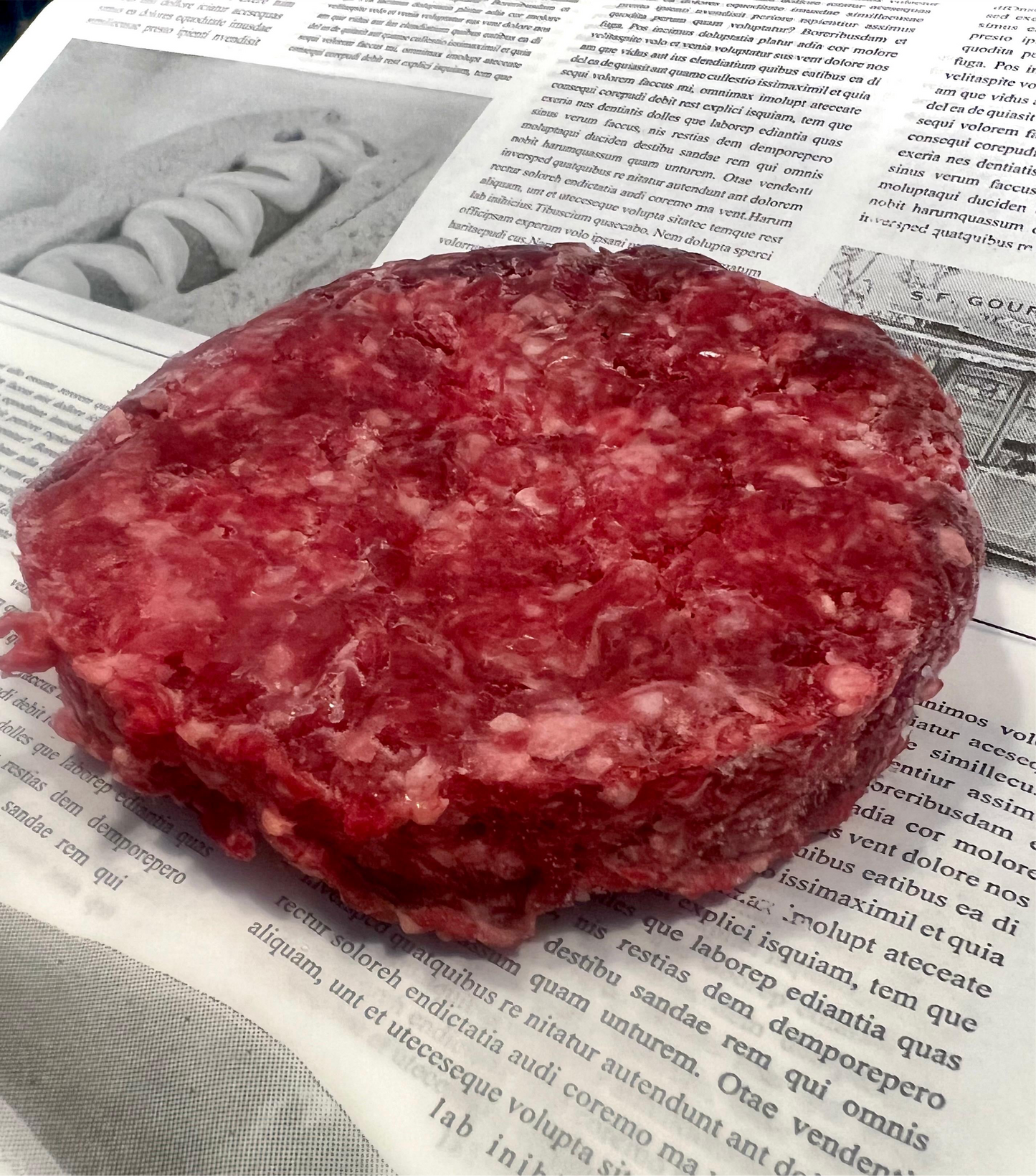 Burgerpattie vom schottischen Hochlandrind