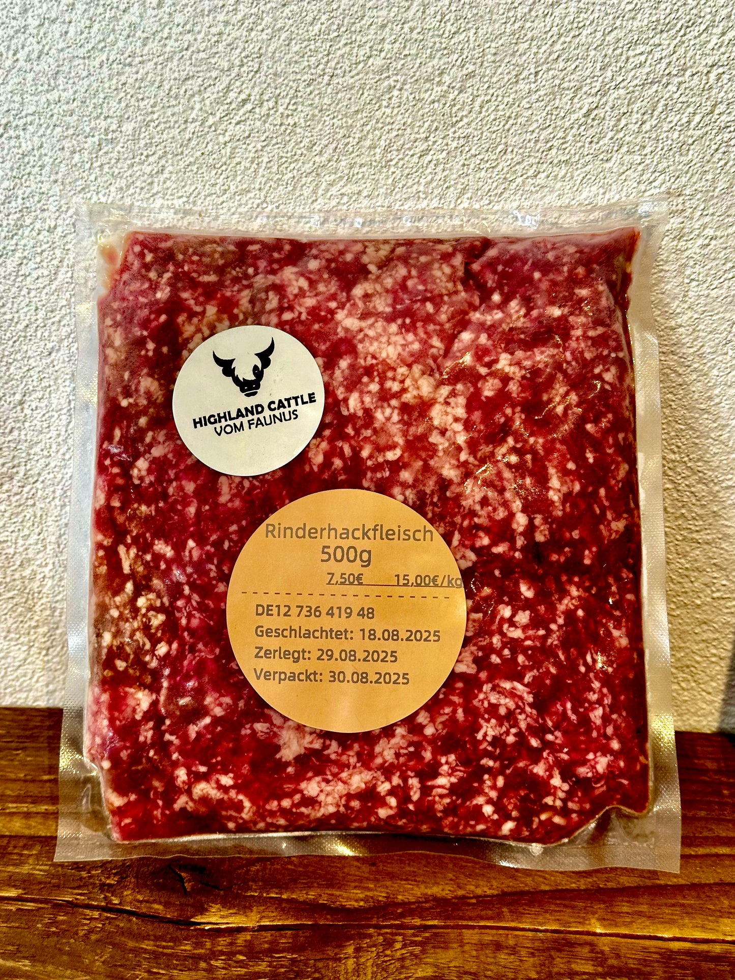 Hackfleisch vom Schottischen Hochlandrind