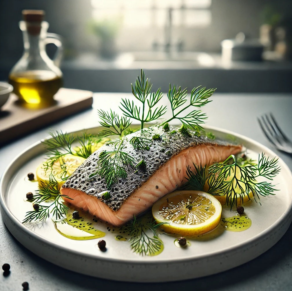 Sous Vide Forelle im Vakuumbeutel