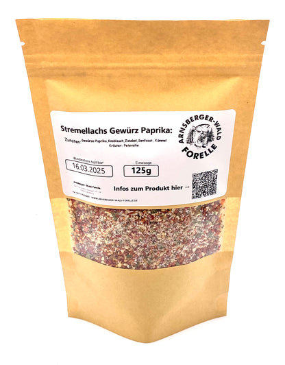 Stremellachs Gewürz Paprika 125g