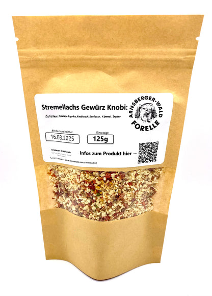 Stremellachs Gewürz Knobi 125g